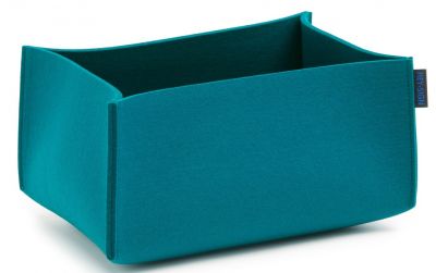 Hey Sign Filzbox "Deep Water" rechteckig, hohe Aufbewahrungsbox aus Filz für Ordnung im Wohnbereich.